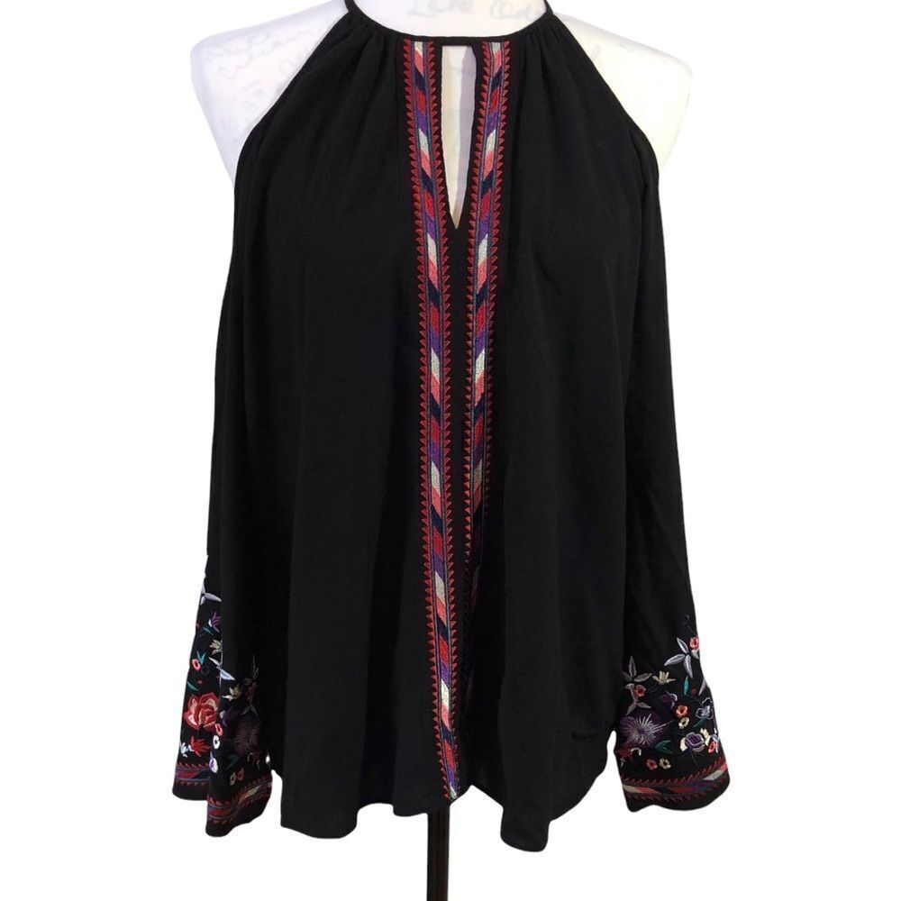 Parker Adelise Embroidered Cold Shoulder Top - Picture 2 of 16